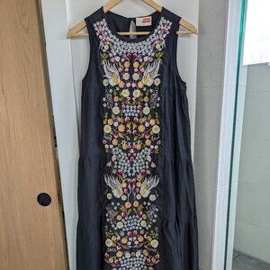 Jacaranda Tiered Maxi Dress from Samant Chauhan and Anthropologie Size 2